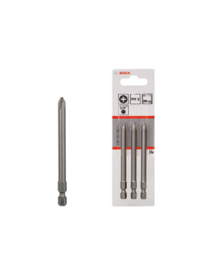 Bosch 2607001535 Screwdriver Bit PH2 (89mm) x 3