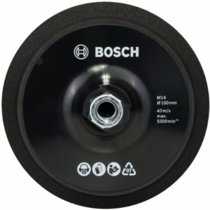 Bosch 2608612027 Rubber Backing Pad M14 150mm,1x