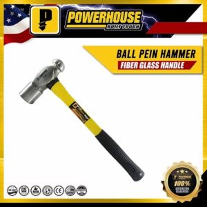 Powerhouse Ball Pein Hammer (w/Fiber Glass handle) 1 lb.