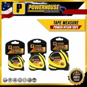 Powerhouse Power Nylon Tape Measure 3M