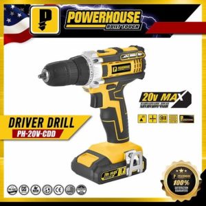 Powerhouse PHBK-20V-CDD Cordless Driver Drill