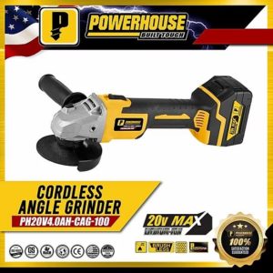 Powerhouse PH20V 4.OAH-CRH-DRE-CAG-100 Cordless Angle Grinder