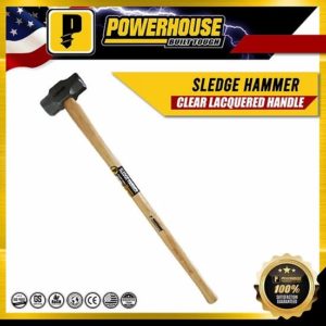 Powerhouse Sledge Hammer w/ Hickory Wooden Handle (10 Lbs.)