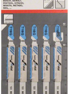 Bosch 2608631012 Saw Blade Set RB - 5ER T 118 G