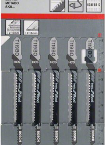 Bosch 2608630310 Jigsaw blade T 119 BO 5 Pcs. Set