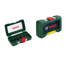 Bosch 2607019462 TC router bit set (1/4" shank) 6-piece