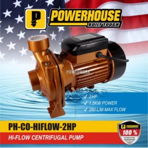 Powerhouse PH-CO-HI FLOW-2HP Centrifugal Pump 2 HP