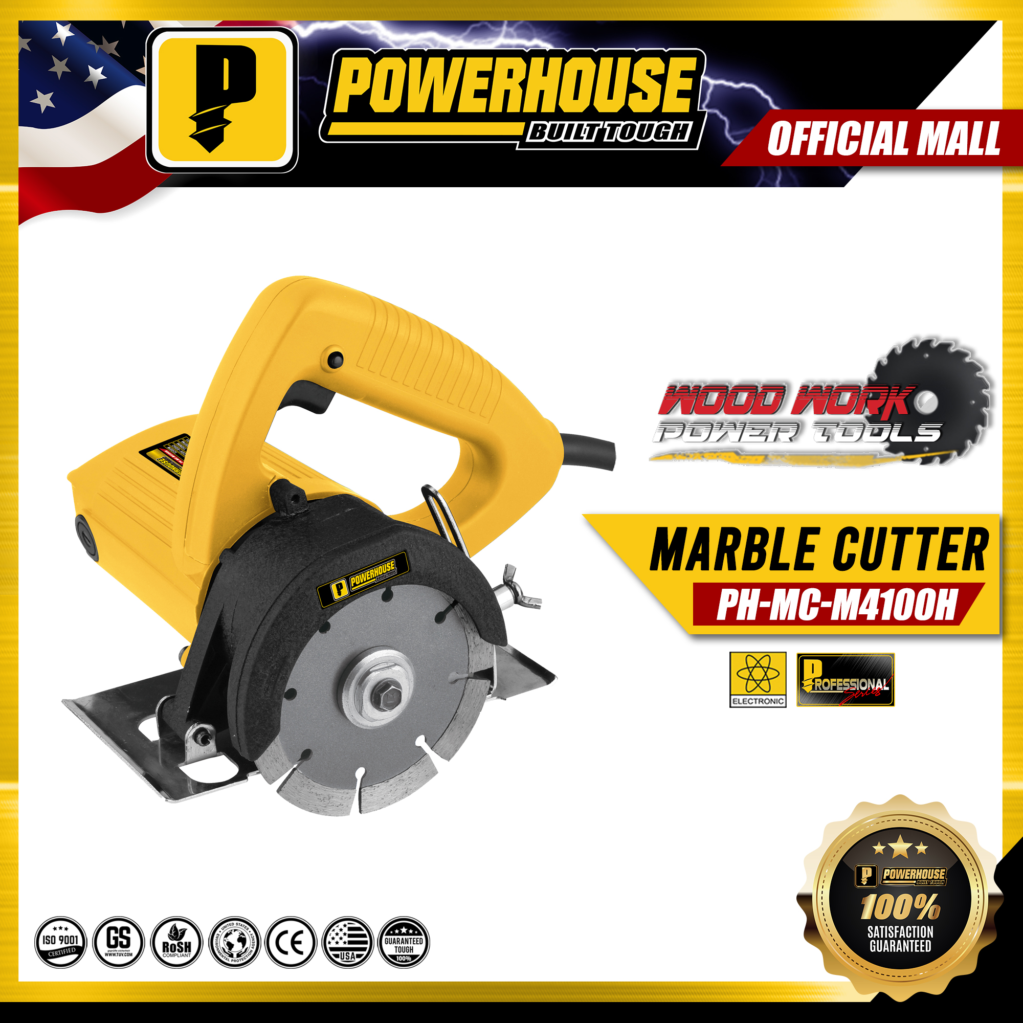 Powerhouse PH-MC-M4100H Marble Cutter 1200W