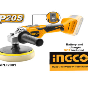 Ingco APLI2001 20V Li-Ion Cordless Angle Polisher