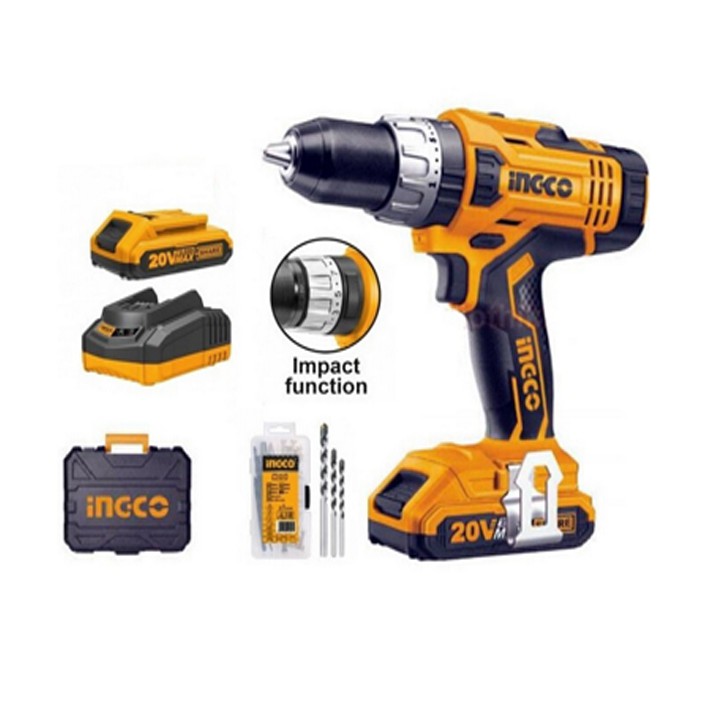 Ingco CIDLI2003 Lithium-Ion Cordless Impact Drill 20V