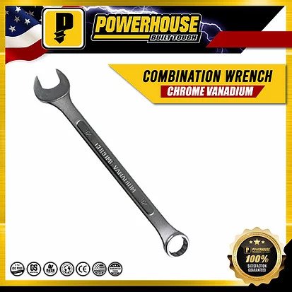 Powerhouse Combination Wrench Chrome Vanadium 12mm