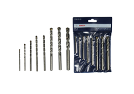 Bosch 2608578156 Masonry/Limestone Drill Bit 8 Pcs. Set (3,4,5,6,7,8,9, & 10mm)