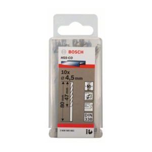 Bosch 2608585883 HSS-Co Metal Drill Bit 10 Pcs. (4.5")