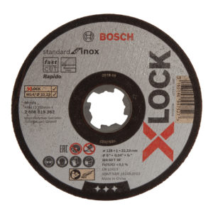 Bosch 2608619262 X-Lock Cutting Disc Standard For Inox Cutting