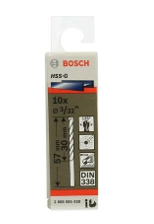 Bosch 2608585438 HSS-G Metal Drill Bit 10 Pcs. (3/32")