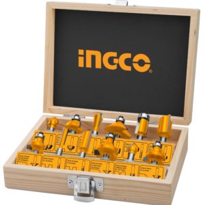 Ingco AKRT12141 Router bits set 12pcs (1/4)