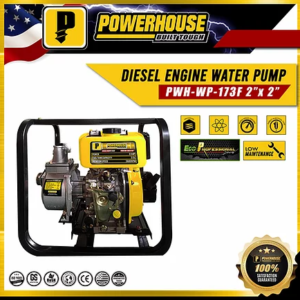 Powerhouse PWH-WP-173F 2" x 2" Diesel Engine Water Pump (6HP)