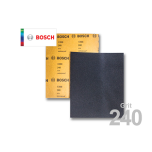 Bosch 2608621316 Wet or Dry Hand Sanding Sheets Grit 240 (100pcs./Ream)