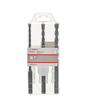 Bosch 2608579118 Concrete/Masonry Drill Bit 3 Pcs. Set (6,8,10mm)